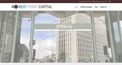 Desktop Screenshot of nextpointcapital.com