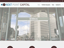 Tablet Screenshot of nextpointcapital.com